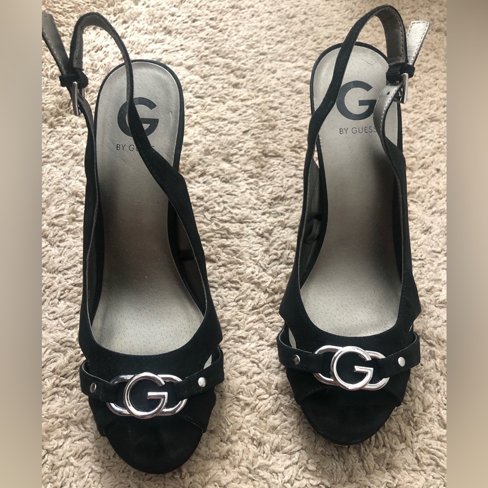 G by Guess Black Heels